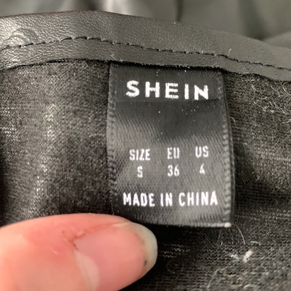 A-Line Pleather Skirt With Faux Corset (Size 4) - Picture 5 of 6